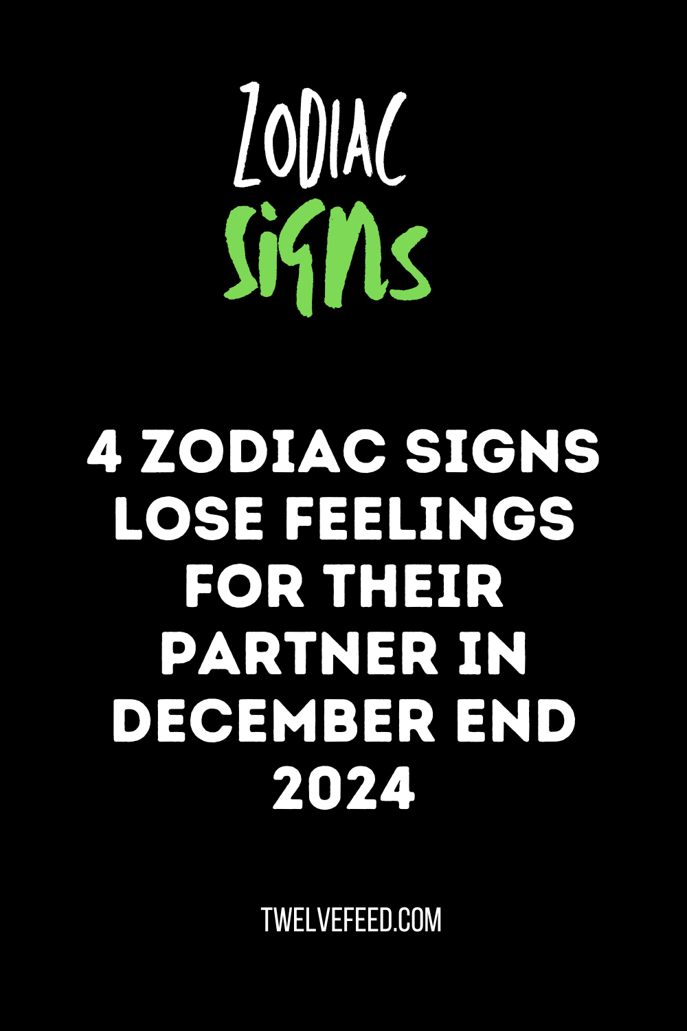 4 Zodiac Signs Lose Feelings For Their Partner In December End 2024