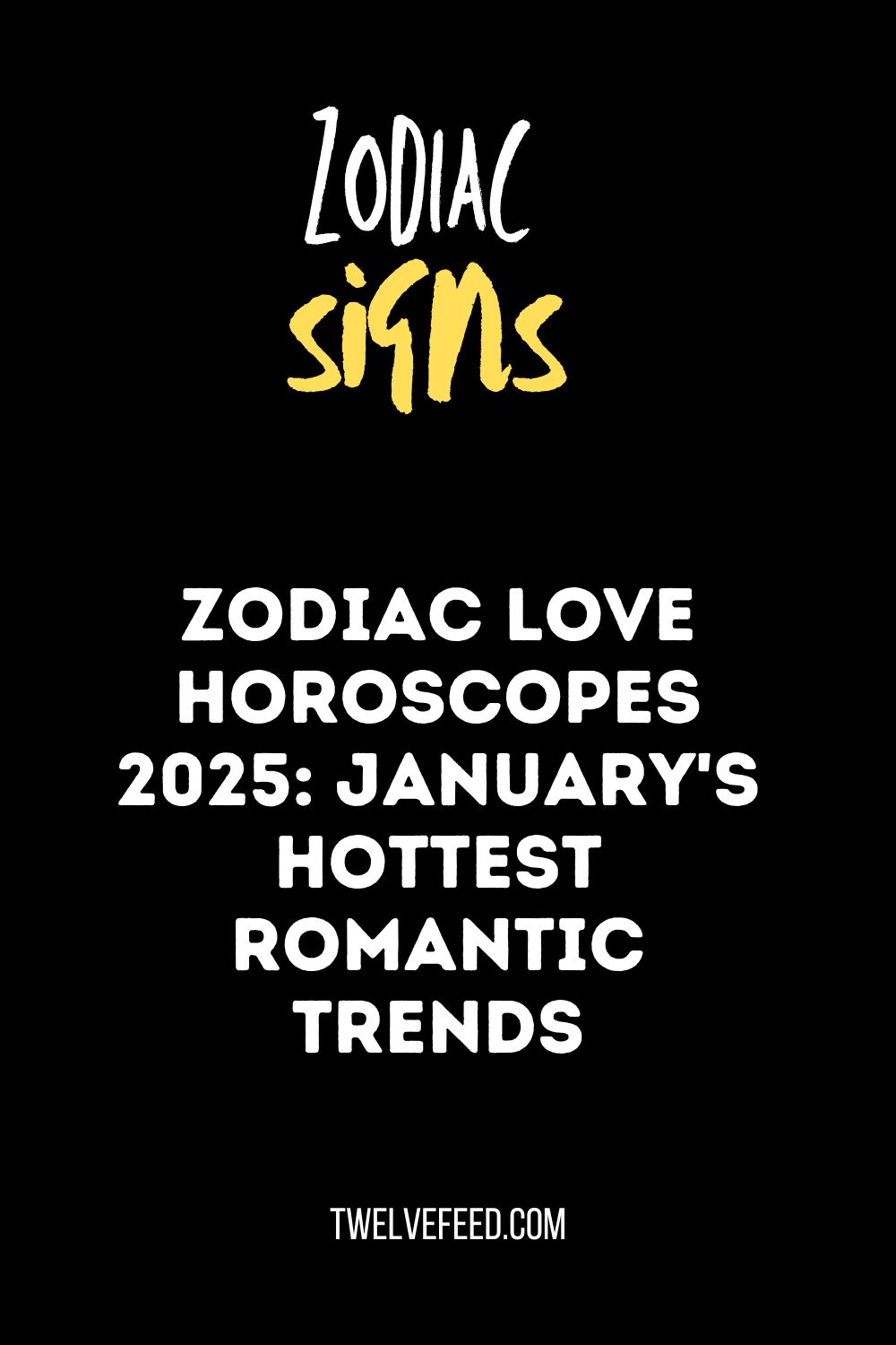 Zodiac Love Horoscopes 2025: January's Hottest Romantic Trends