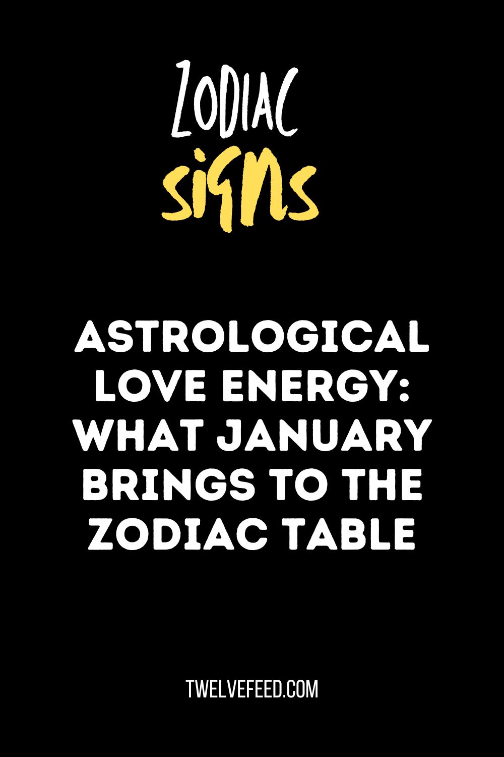 Astrological Love Energy: What January Brings to the Zodiac Table