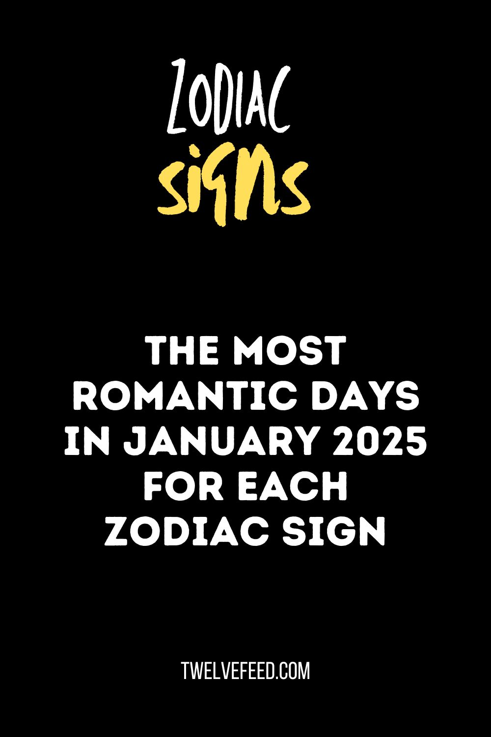 The Most Romantic Days in January 2025 for Each Zodiac Sign