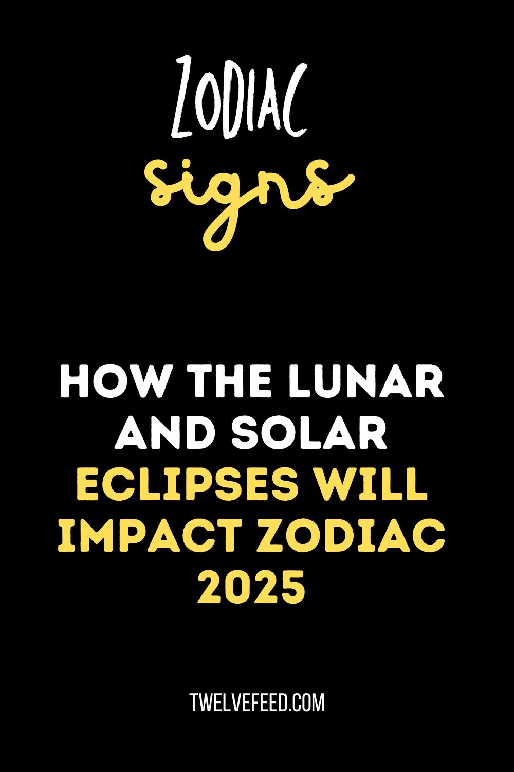 How the Lunar and Solar Eclipses Will Impact Zodiac 2025