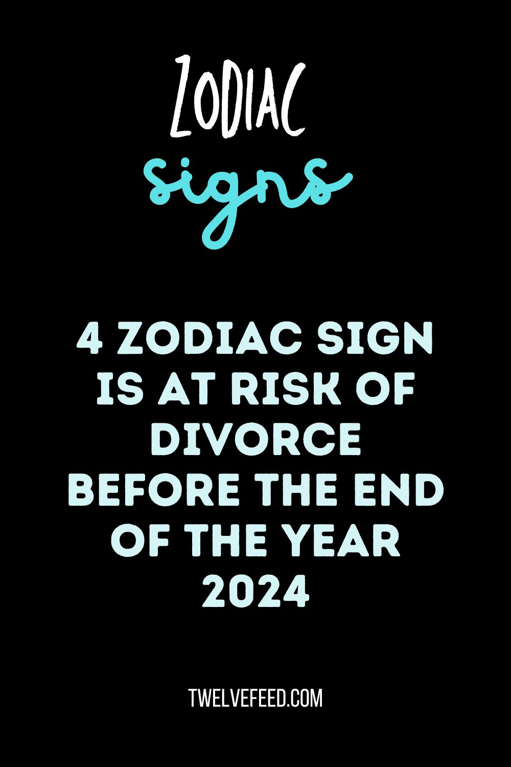 4 Zodiac Sign Is At Risk Of Divorce Before The End Of The Year 2024