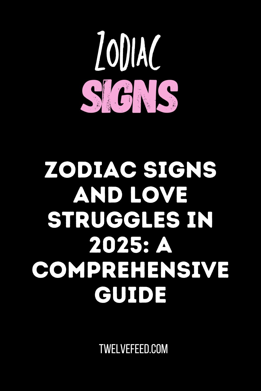 Zodiac Signs and Love Struggles in 2025: A Comprehensive Guide