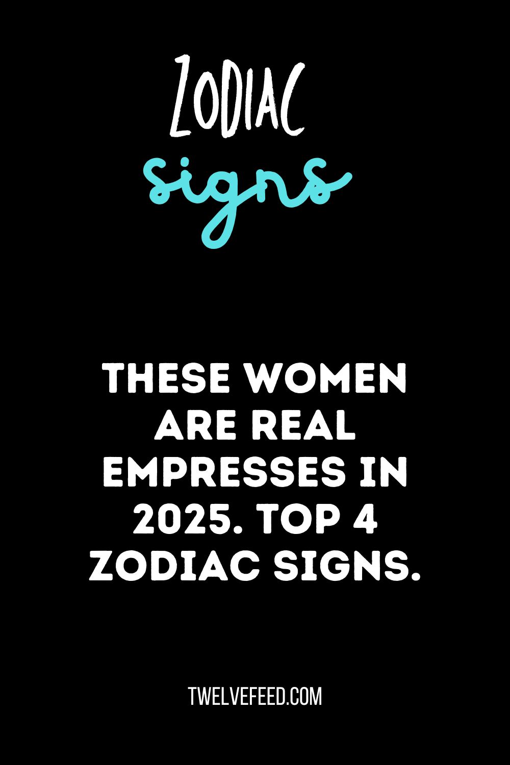 These women are real empresses In 2025. Top 4 zodiac signs.