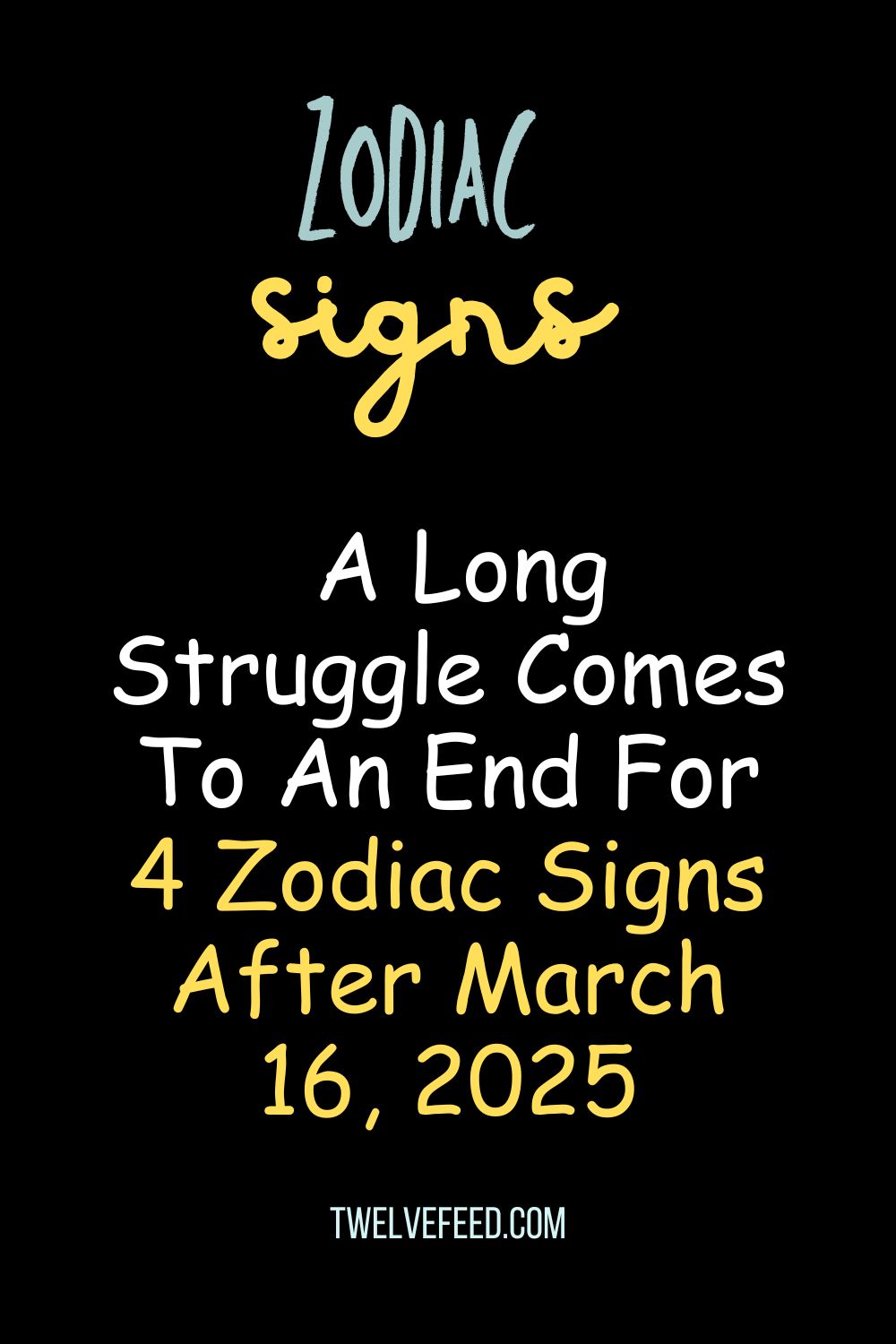 A Long Struggle Comes To An End For 4 Zodiac Signs After March 16, 2025