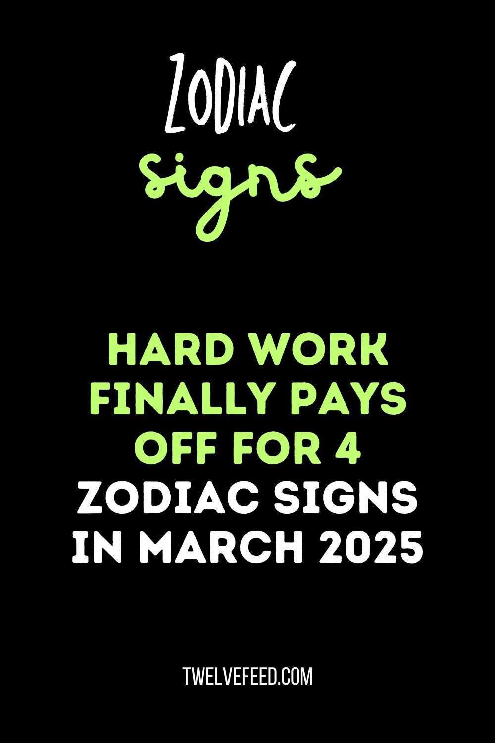 Hard Work Finally Pays Off For 4 Zodiac Signs In March 2025