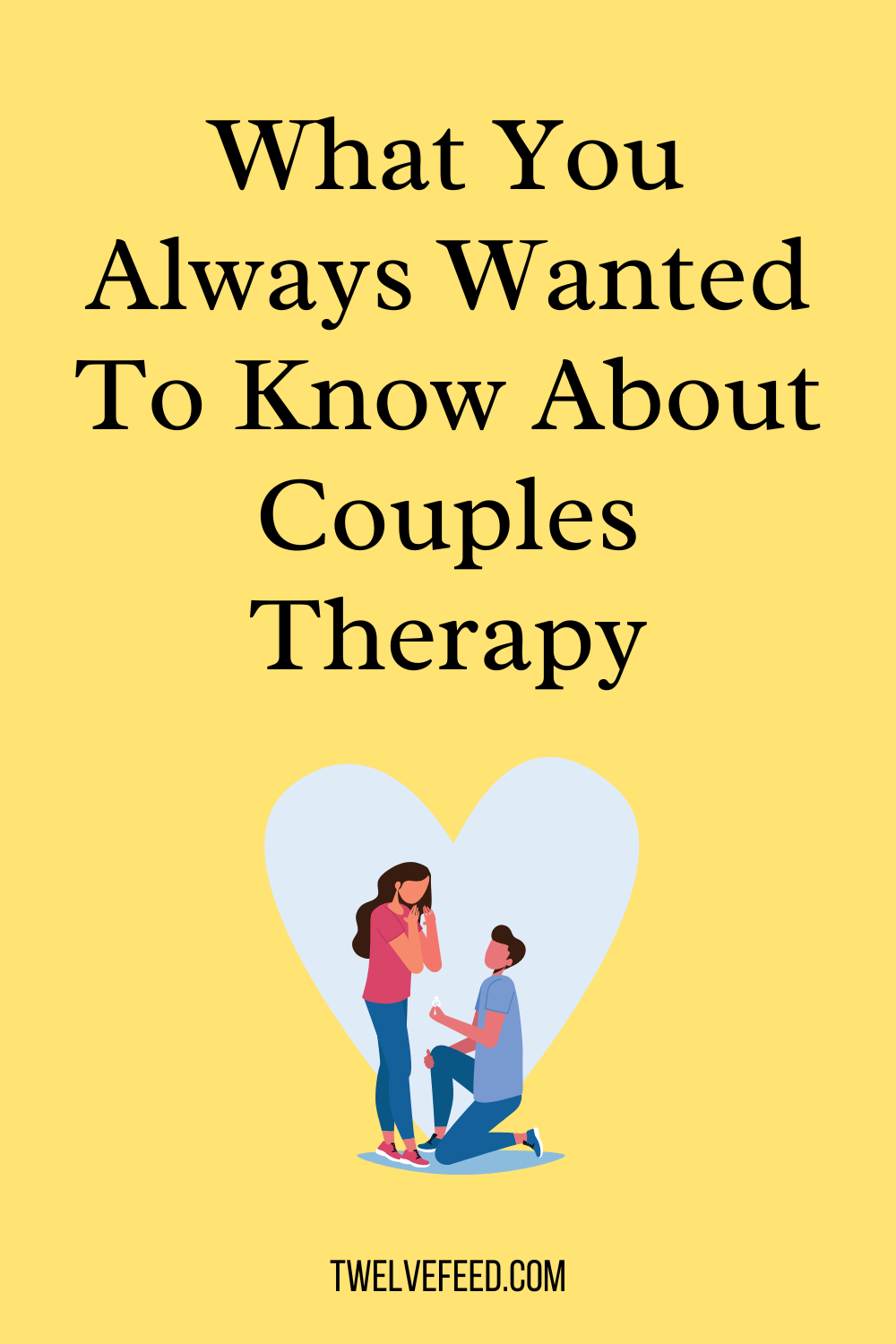 What You Always Wanted To Know About Couples Therapy